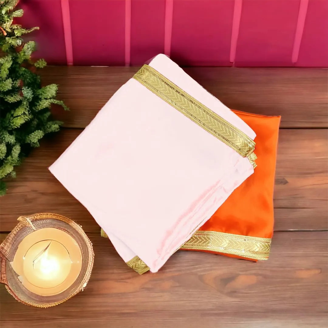 white & pooja cloth