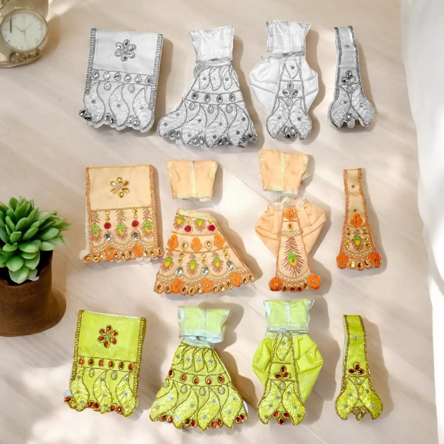 Buy Radha Krishna Dress for Festival Online Idol Deity Dresses