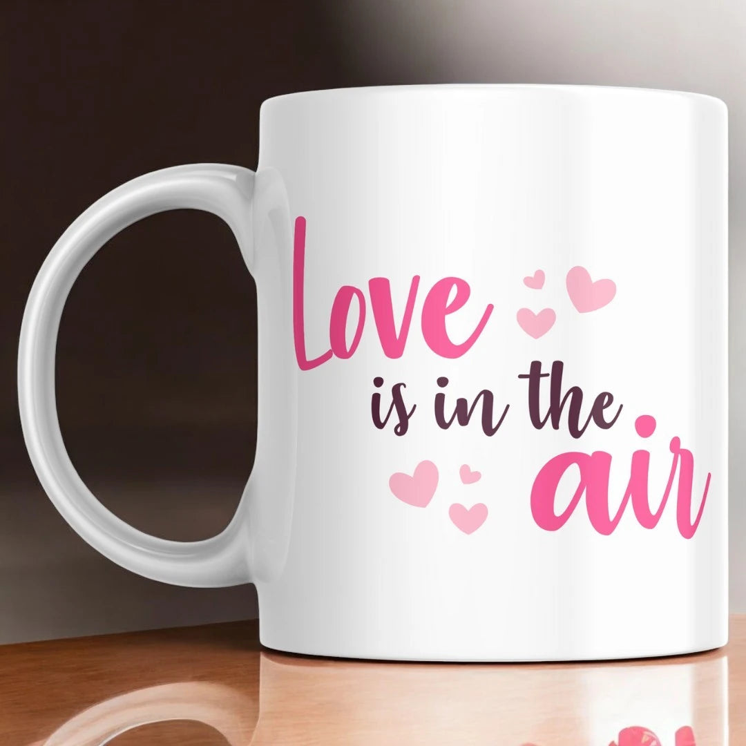 Buy Valentine Day Printed Couple Love Design Coffee Mug Gift