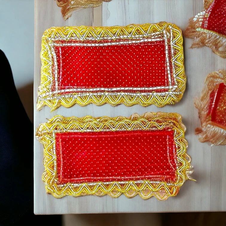 Devi MATA ki chunari | Durga chunari, chunri | Kanya Pujan chunari (Red)