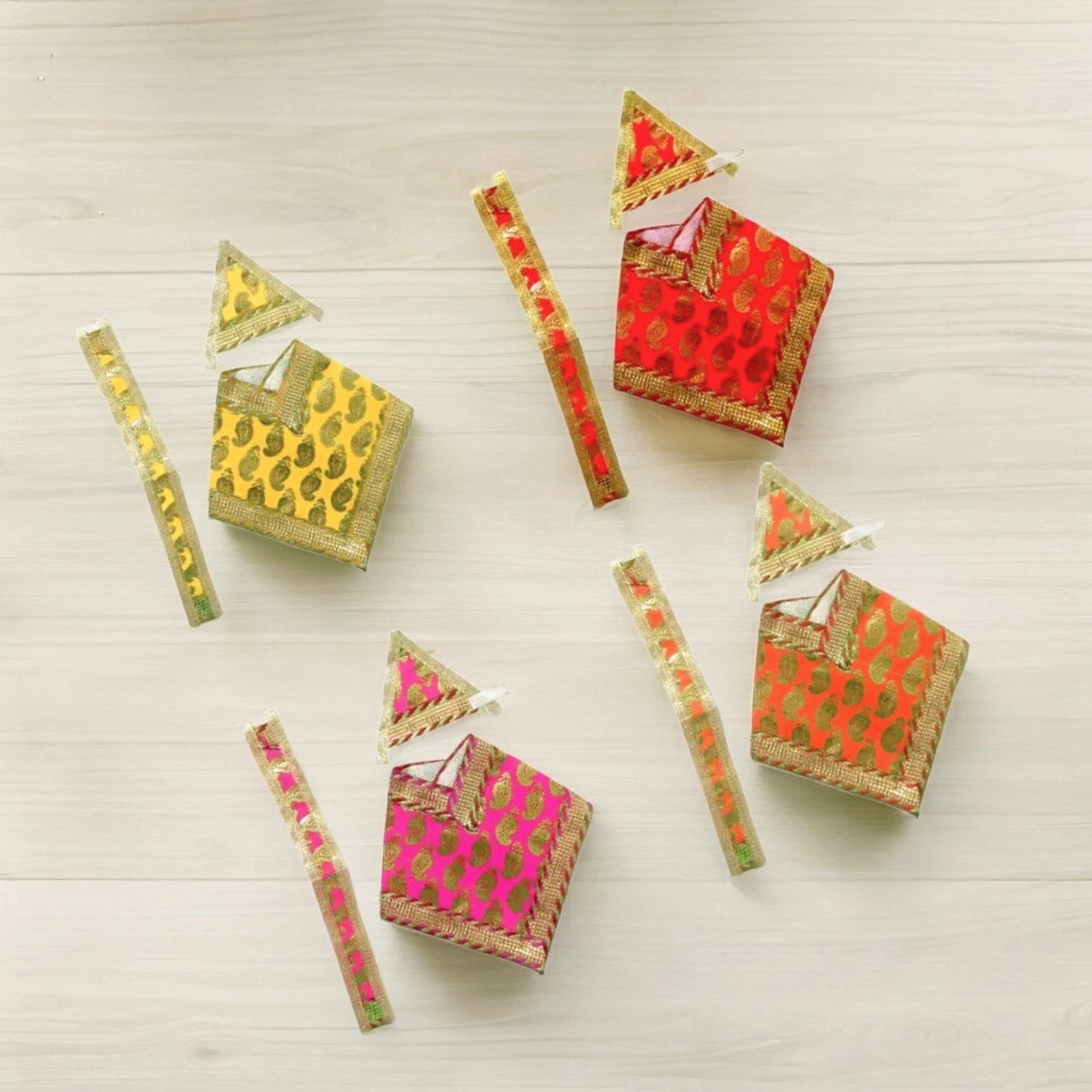 Sai Baba Dress | Sai Baba Vastra/Poshak Combo of 4 (Idol Size 6.5 Inch) Size No.2