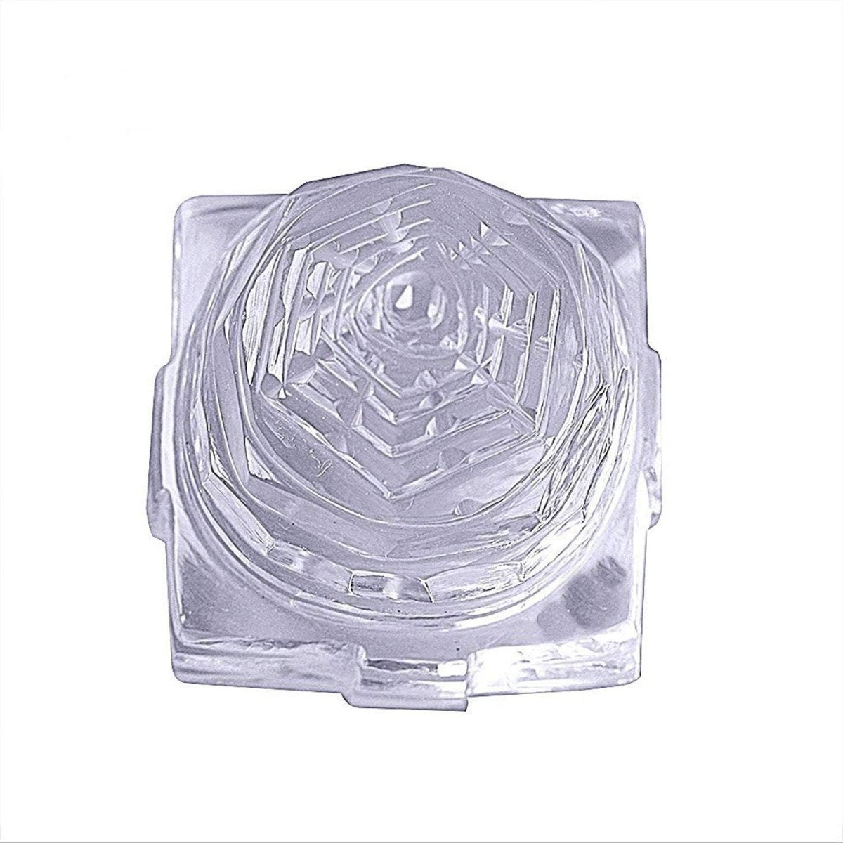 Buy Sphatik Shree Yantra | Shri Yantra Crystal | Good Luck Yantra (Transparent, Small) online