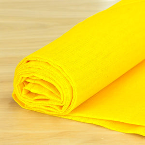 Yellow Cotton Cloth for Puja | Yellow Pooja Cloth | Pooja Cloth Kapda (1 Meter)