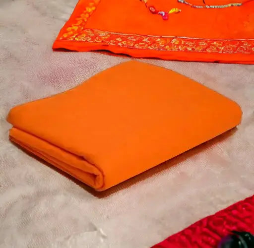 orange cotton cloth
