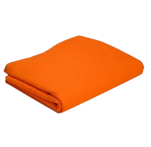Orange Cotton pooja cloth 