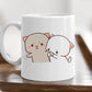 Personalized Cartoon Printed Mug, Romantic Gift, Cute Cartoon Valentine's Day Gift