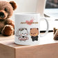 Printed Bubu Dudu 'Just Married' Cute Mug – Perfect Anniversary Gift for Couples (Set of 1)