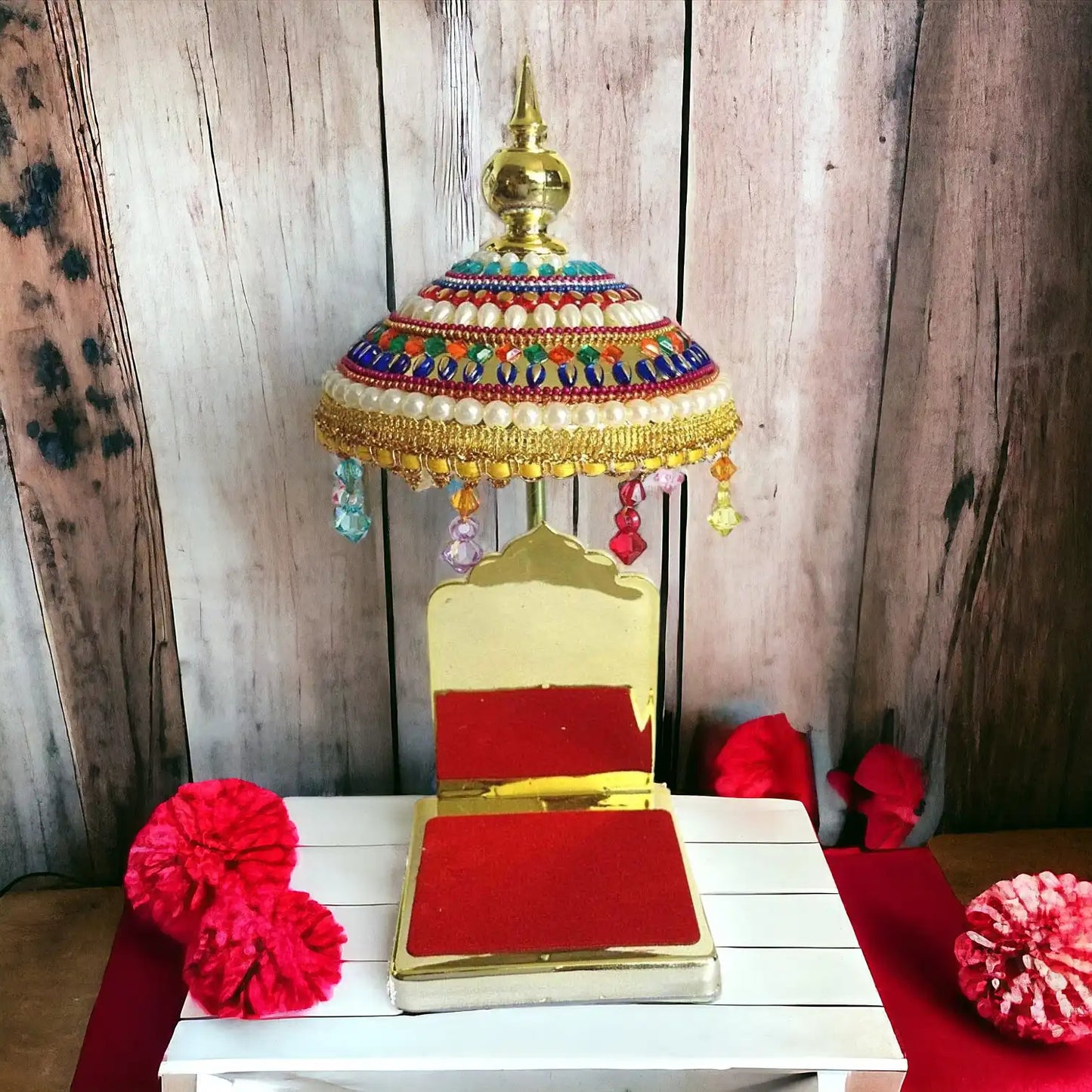 Laddu Gopal Ji Umbrella Singhasan | Umbrella/chatra for God Laddu Gopal Lord Thakur Ji