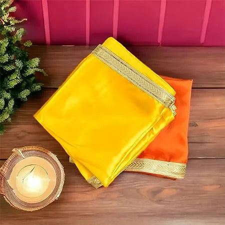 Yellow & Orange Pooja Cloth