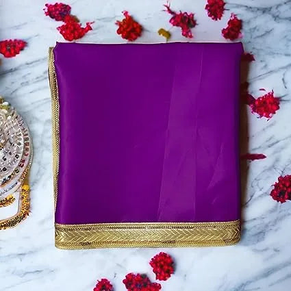 pooja mandir cloth (Purple)