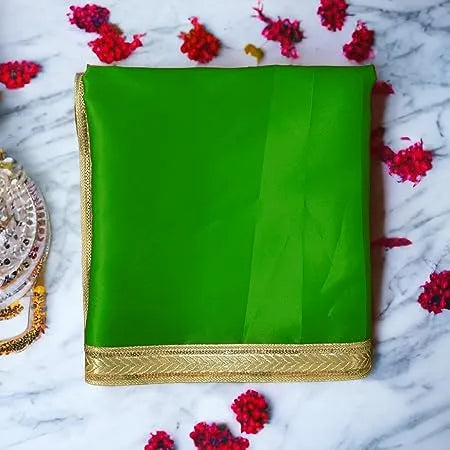 Green Pooja Cloth For Mandir