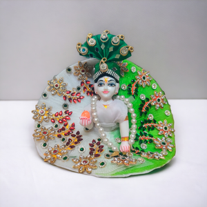 Laddu Gopal Heavy Desginer Dress | Laddu Gopal Poshak/Thakur Ji Dress/Heavy Dress for Kanha Ji/Fancy Dress for Bal Krishna/Dress for Krishna