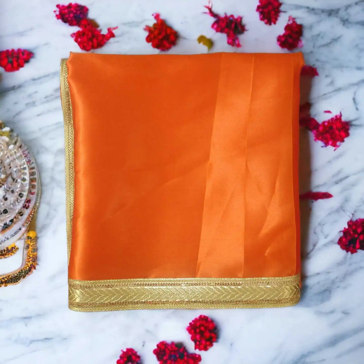 Orange Pooja Cloth