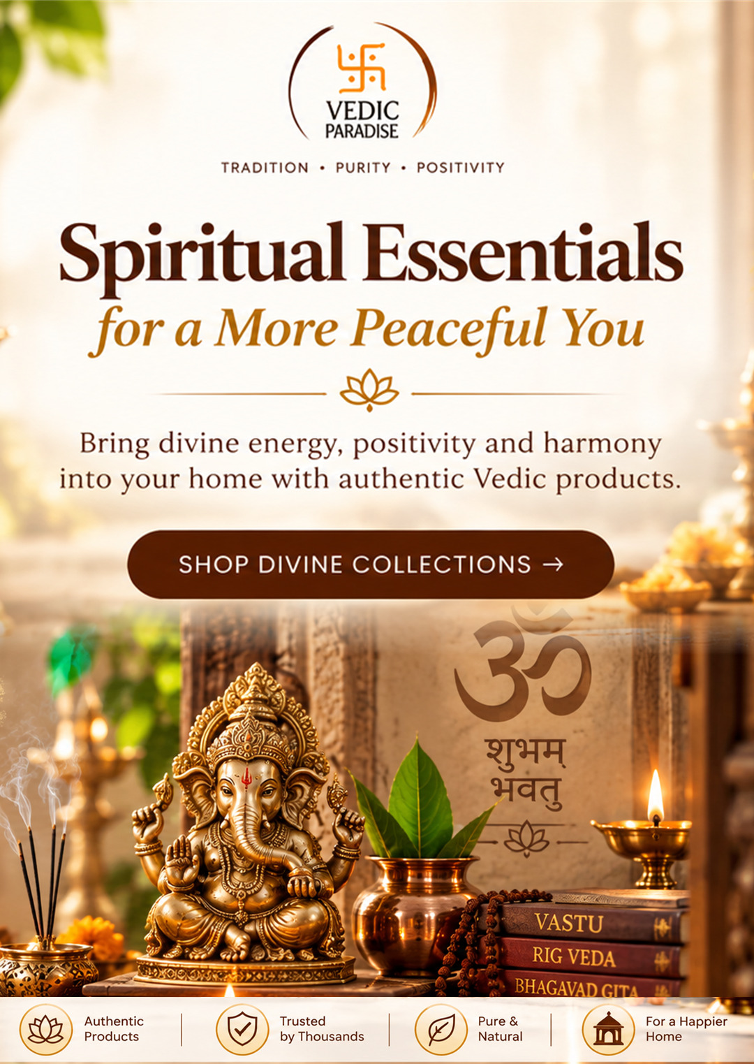Spiritual Essentials for a More Peaceful You - Vedic Paradise