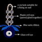 Evil Eye Hanging for Home Decor Turkish Nazar Battu Charms Protection | Wall Vastu Zodaic for Home