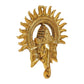 Vedic Paradise Metal Ganesha ji Murti | Ganpati Wall Hanging Sculpture | Lord Ganesh Idol Lucky Feng Shui Wall Decor (Gold) Home Decoration Items