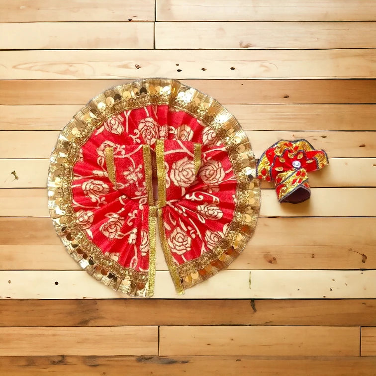 Laddu Gopal Janmashtami Dress With Pagdi | Thakur Ji Fancy Dress With Pagdi
