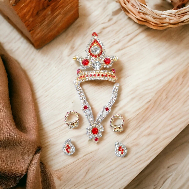 Shringar set for laddu gopal radha rani gods