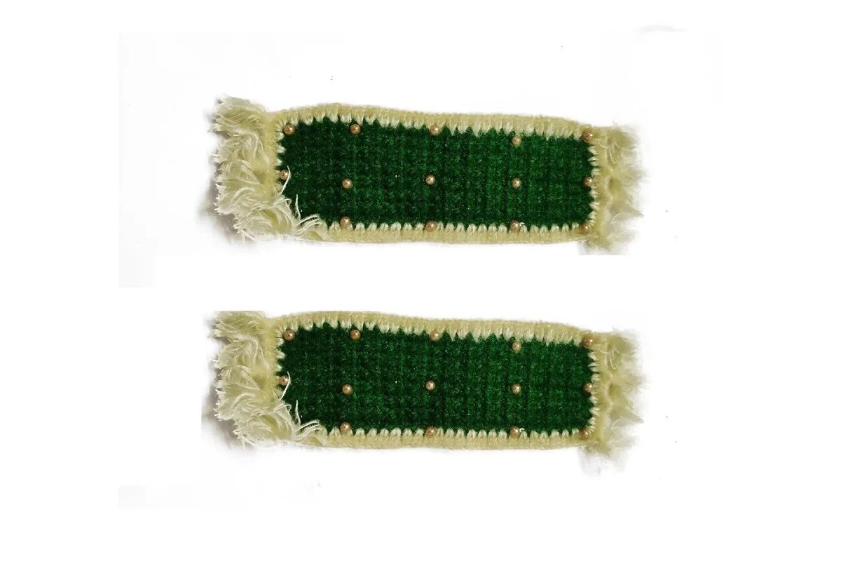 laddu gopal woolen dress green