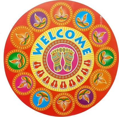 Diwali Rangoli Floor Sticker