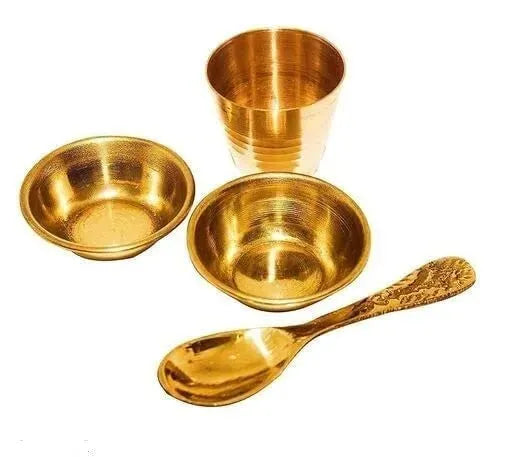 Bhog Thali Set for Laddu gopal Ji | Bhog Thali Set for God's ( 6 inch )