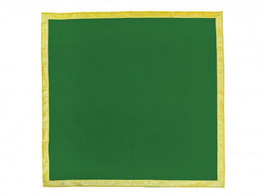 Velvet Pooja Cloth for Mandir - Green