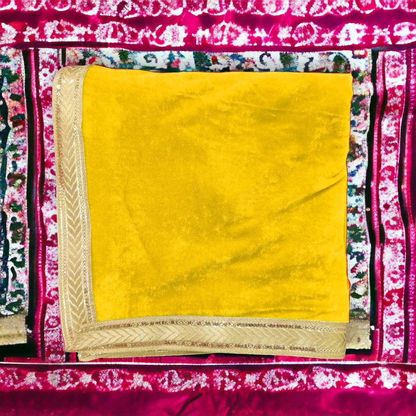 Yellow Velvet Cloth