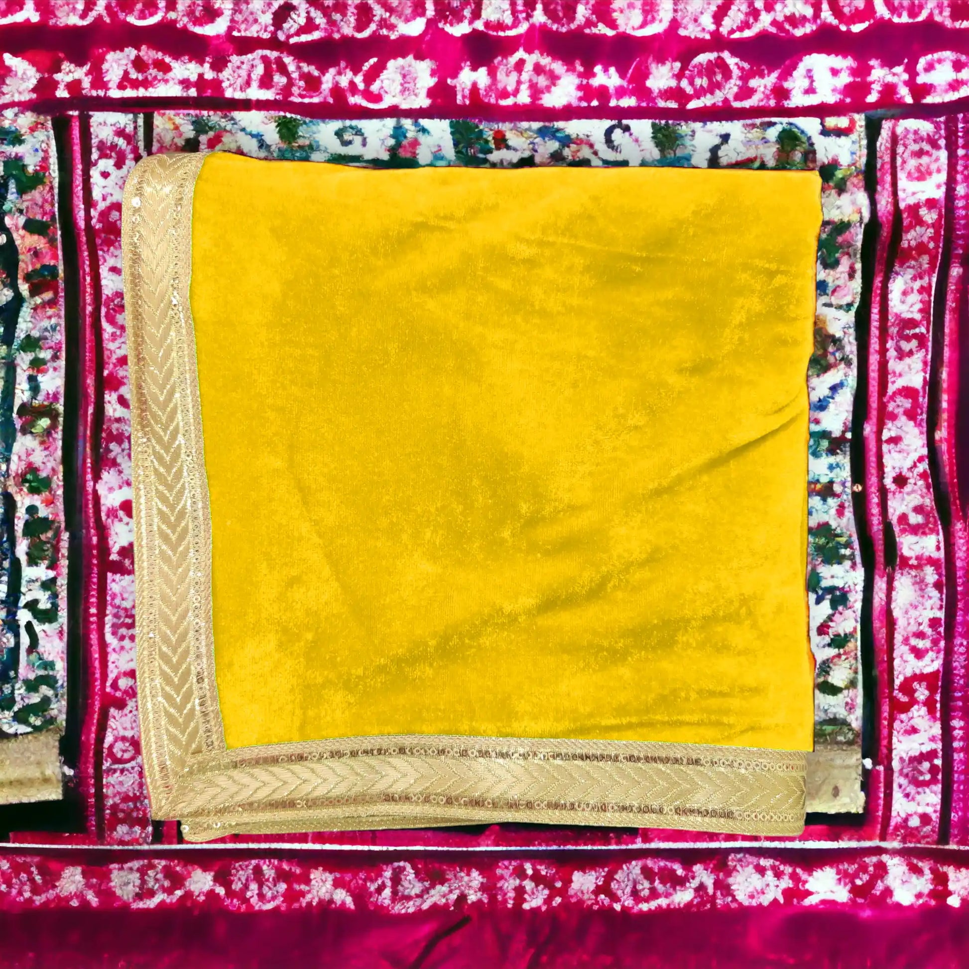 Yellow Velvet Cloth
