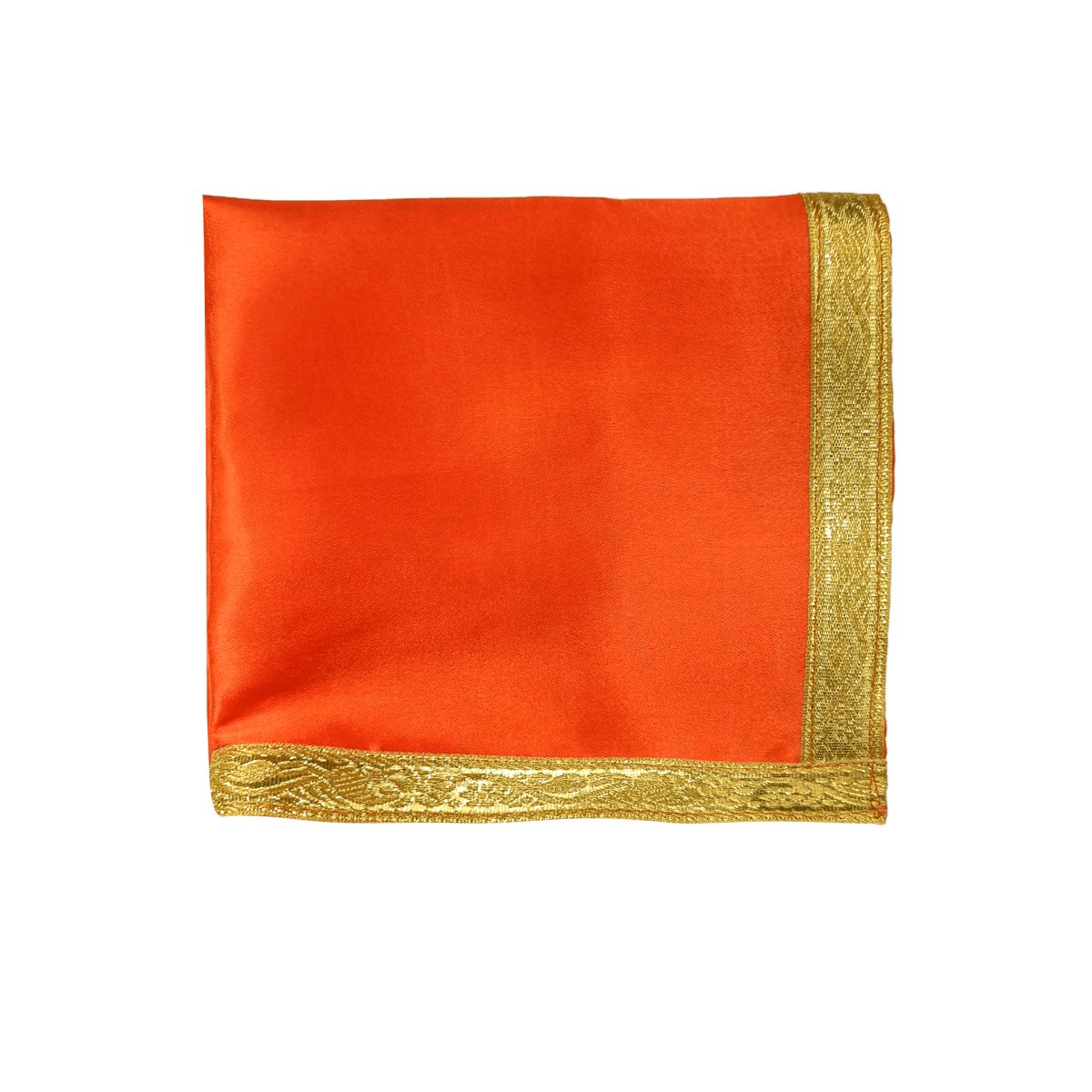 Buy Puja Chowki Aasan || Pooja Cloth for Mandir || Mandir Chowki Aasan (Size- 18 * 18 Inch) Pack of 3 Piece online