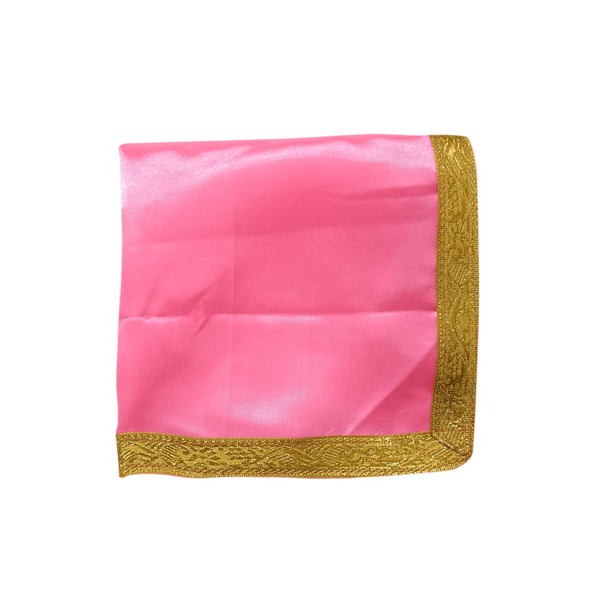 Buy Puja Chowki Aasan || Pooja Cloth for Mandir || Mandir Chowki Aasan (Size- 18 * 18 Inch) Pack of 3 Piece online