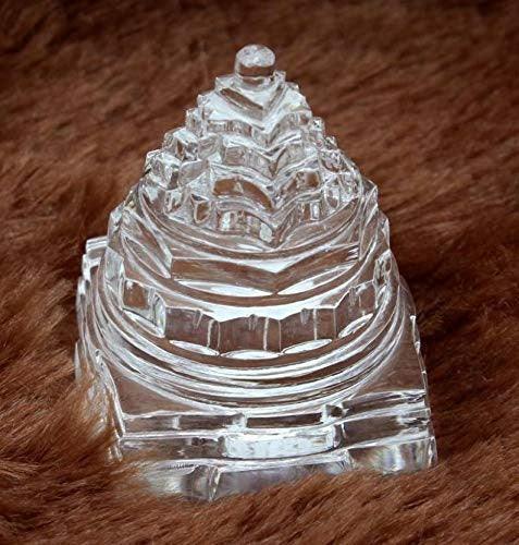 Buy Sphatik Shree Yantra | Shri Yantra Crystal | Good Luck Yantra (Transparent, Small) online