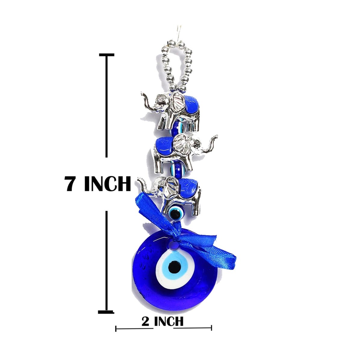 Buy Wall Hanging 3 Elephant Evil Eye | Nazar Battu for Car & Door/Office online